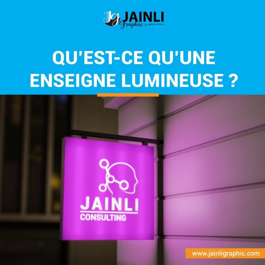 enseigne lumineuse